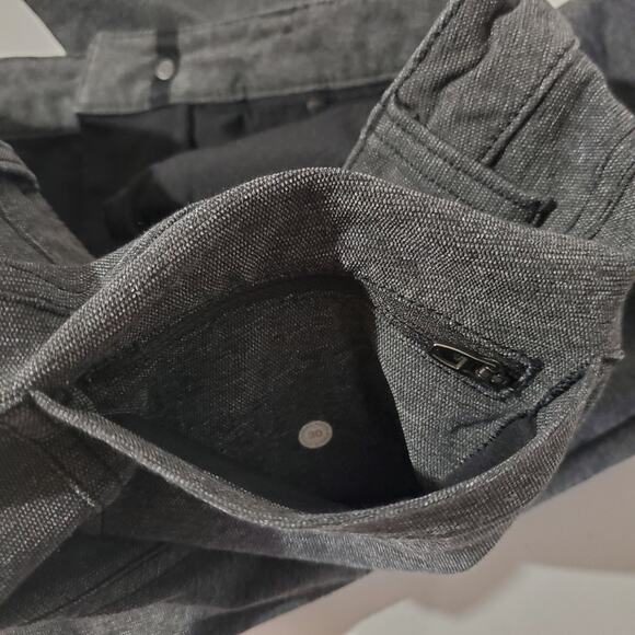 Lululemon ABC Skinny 34" Tech Canvas Pant Mens 30 Gray Commute Travel Casual - Picture 12 of 15